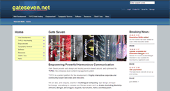 Desktop Screenshot of gateseven.net
