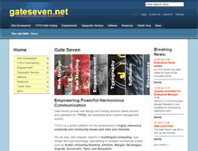 Tablet Screenshot of gateseven.net